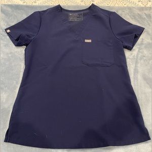FIGS Women's Navy Catarina™ - One-Pocket Scrub Top - XS / Navy